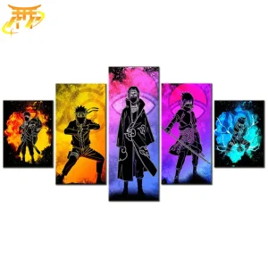 Cuadro Gaara & Naruto & Itachi & Sasuke - Naruto Shippuden™
