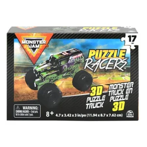 Rompecabezas Games Monster Jam 3D de 17 Piezas